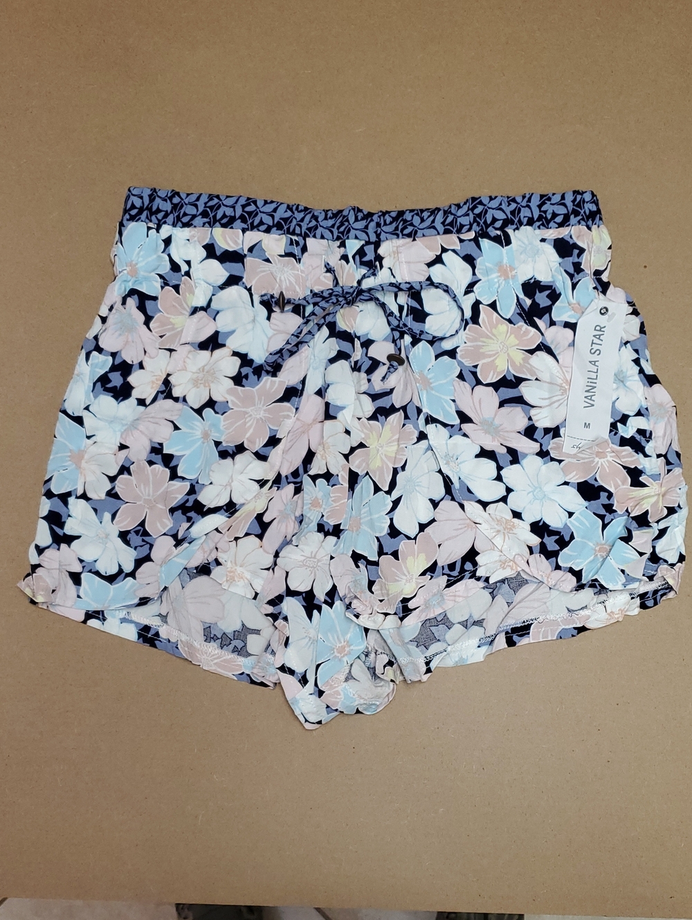 Vanilla Star Floral Lightweight Flyaway Shorts
